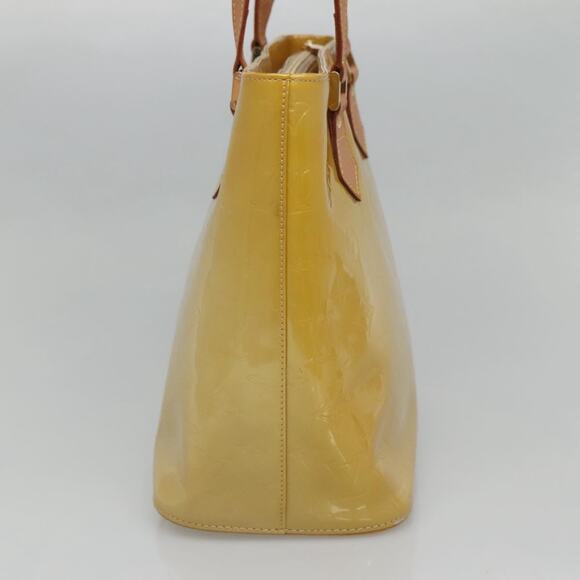 LOUIS VUITTON Monogram Vernis Houston Hand Bag Beige M91004 - Picture 4 of 16